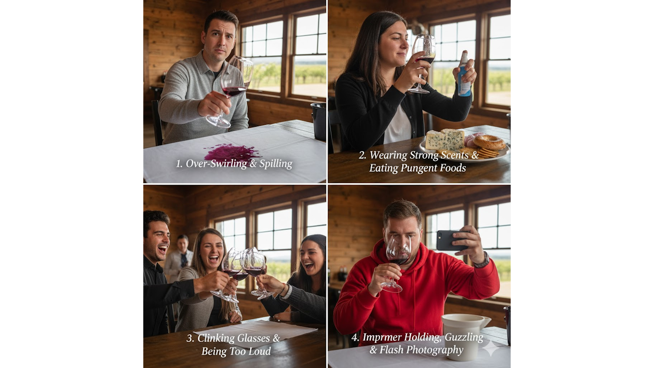 Common Mistakes at Wine Tastings