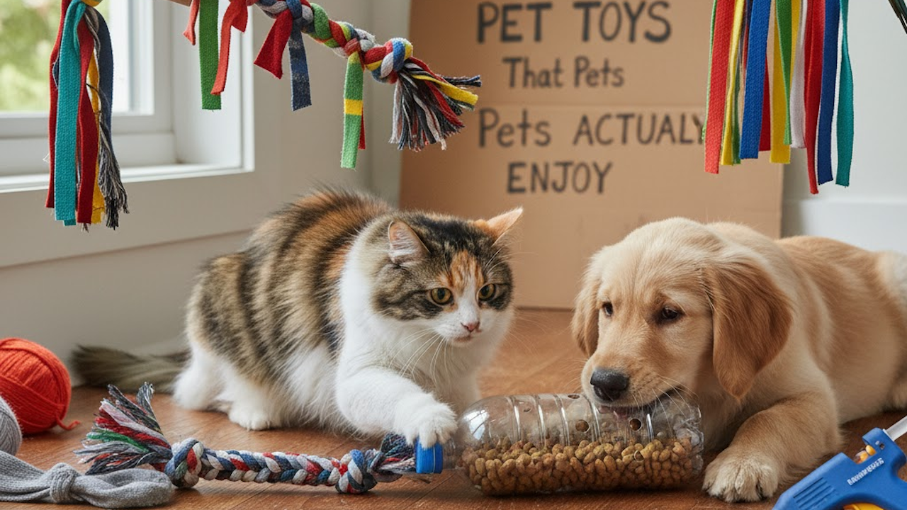 Easy DIY Pet Toys That Pets Actually Enjoy
