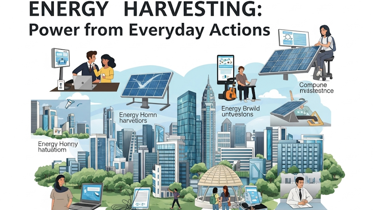 Energy Harvesting: Power from Everyday Actions