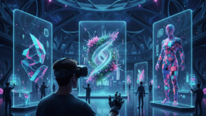 Exploring 3D Art Exhibits in the Metaverse
