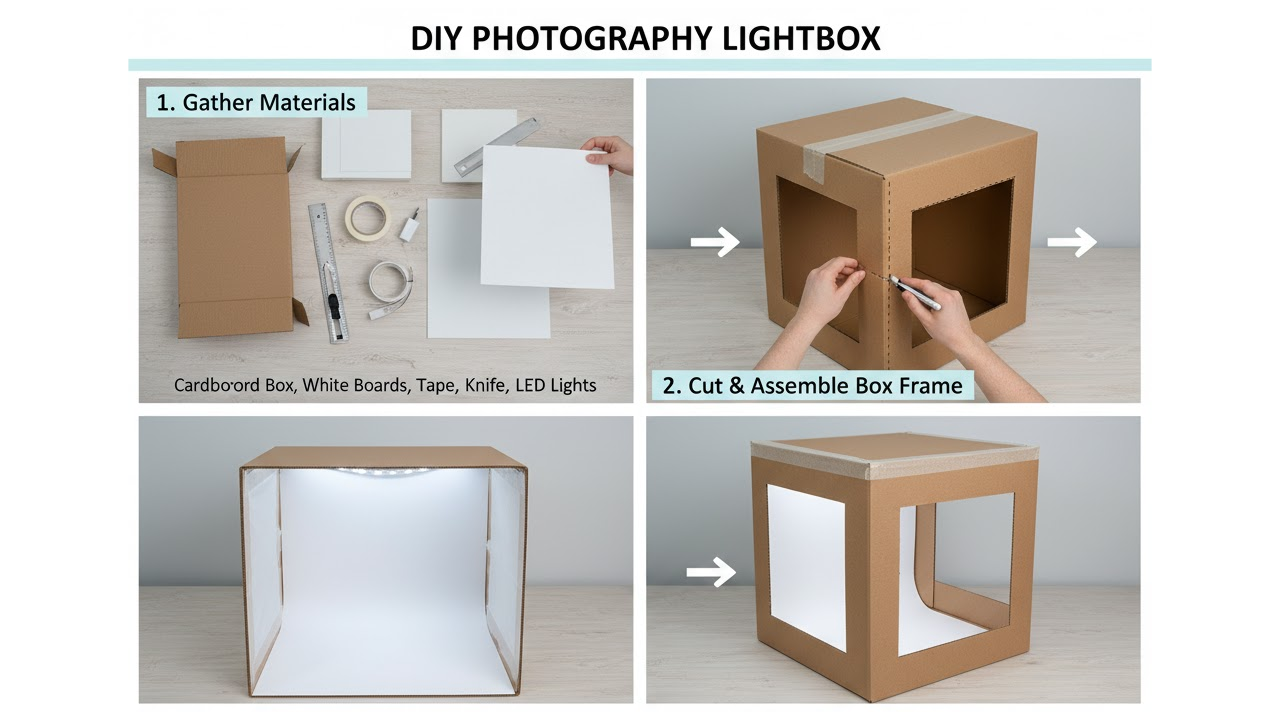 How to Make a Lightbox for Product Photography