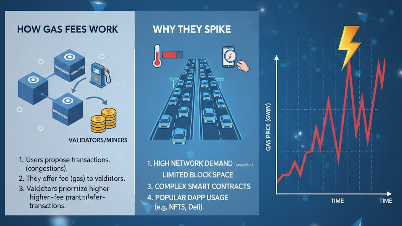 In Crypto How Gas Fees Work and Why They Spike
