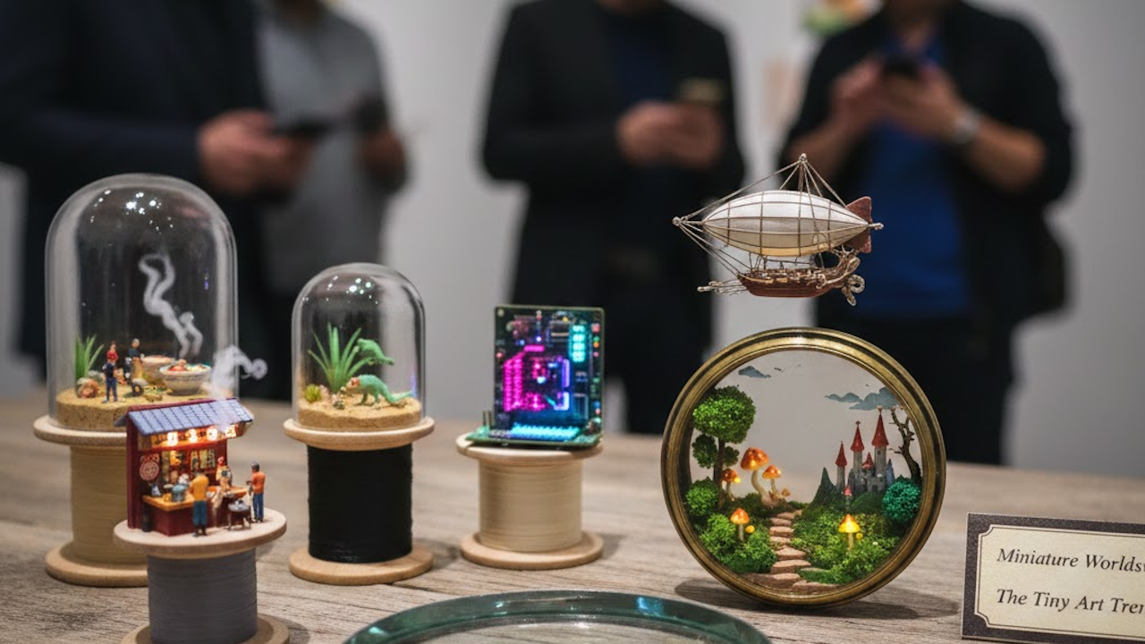 Miniature Worlds: The Tiny Art Trend