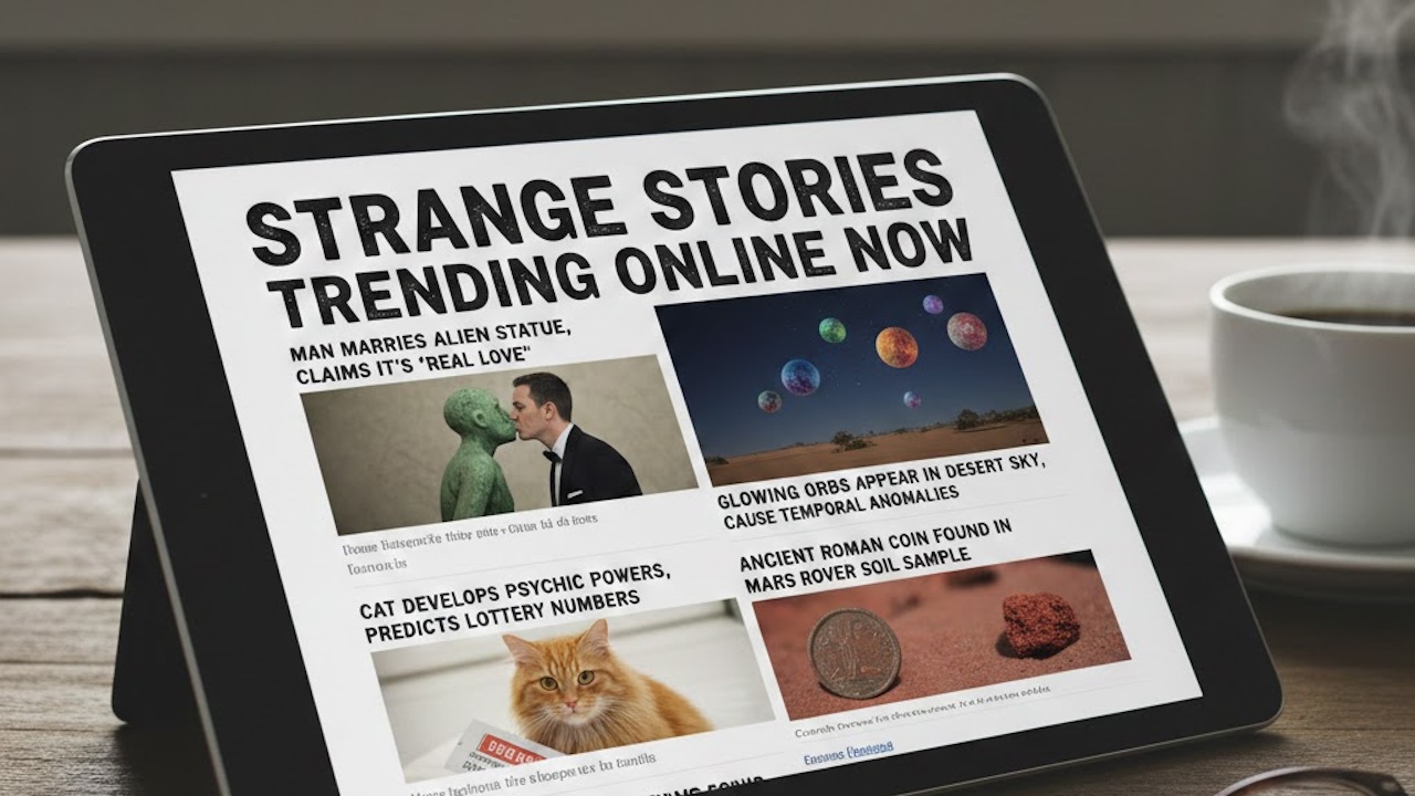 Strange Stories Trending Online Now