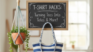 T-Shirt Hacks: Turning Tees Into Totes and More